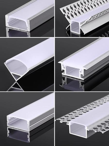 Led Line Lights Headless Lamp Linear Lamp Embedded Strip Lamp Slot Linear Lamp Aluminum Slot Lamp with Card Slot Line Light