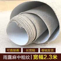 Medium coarse grain rain dew sesame oil canvas oil painting paint with oil frame bottom cloth finished cloth ultra wide 2 3 m
