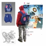 Джинсовый вместительный и большой рюкзак, мультяшный ранец для влюбленных для отдыха, коллекция 2023