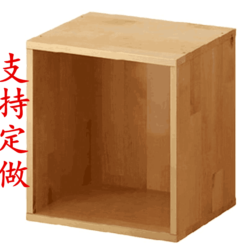 Custom-made solid wood combination bookcase bookshelf Cabinet locker storage cabinet shelf solid wood cabinet small grid