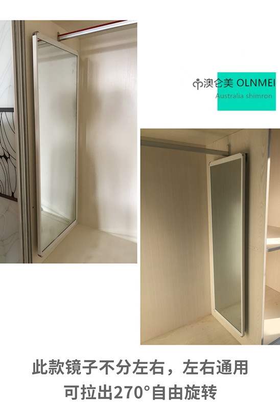 40 tủ quần áo rộng gương đẩy kéo gương xoay gương mặc quần áo gương gấp kính thiên văn đầy đủ chiều dài gương phù hợp gương - Gương gương soi toàn thân treo tường