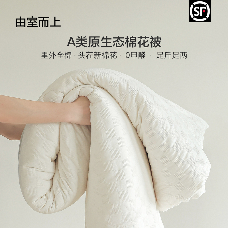 Youshi Ershang Class a Pure Cotton Washed Jacquard 100% Xinjiang Cotton Quilt Pure Cotton Winter Quilt Spring and Autumn Quilt Cotton Batting Quilt Core Youshi Ershang Class a Pure Cotton Washed Jacquard 100% Xinjiang Cotton Quilt Pure Cotton Winter Quilt Spring and Autumn Quilt Cotton Batting Quilt Core
