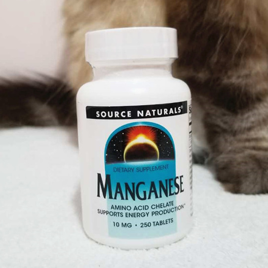 (Multiprovince) Source Naturals Manganese Manganese Tablets Cat and