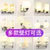 European and American modern simple LED wall lamp Bed lamp Bedroom creative living room stairway light Hotel lighting