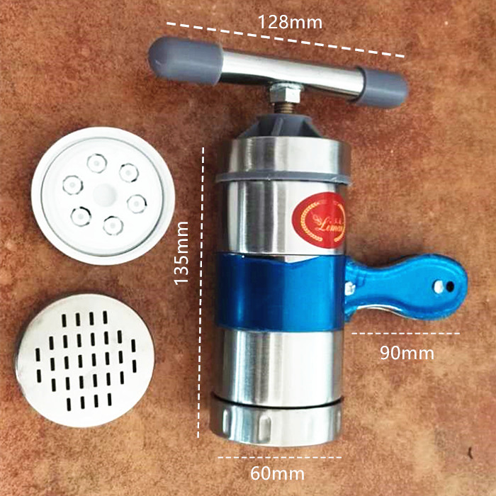 Noodle machine stainless steel three kinds of hole slices machine manual noodle making machine Shanxi pasta tools