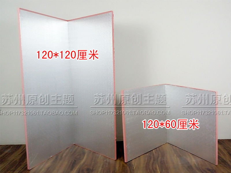 Photographic equipment Special Foam Plate Silver reflective plate Tin paper foam reflecting plate Light wall soft plate
