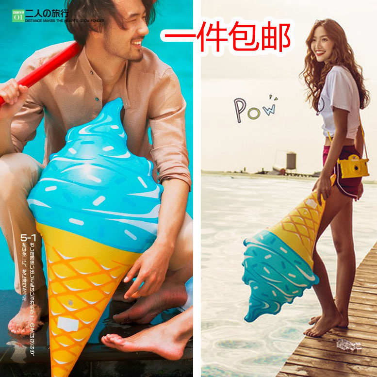 Korean wedding photography photography travel shooting location wild theme photo seascape inflatable ice cream photo props