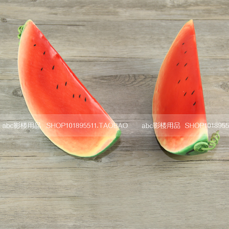 Simulation watermelon block model photo studio photography props wedding travel photography props children shooting props decorative ornaments