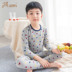 Top đồ lót dưa dưa nhiệt bé trai lớn nam thun cotton mềm mại top quần mùa thu đồ ngủ - Quần áo lót quần áo bé trai Quần áo lót