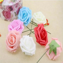 Manufacturer Direct Marketing Foam Emulation Pe Flower 7cm Serrated Flower Head Cartoon Bouquet Bridal Hand Holding Flower Accessories Material