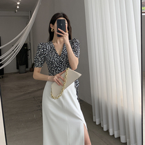 Goo Custom Suit Dress two sets 2022 Summer new high-end fashion Temperament Van Half Body Dress Suit