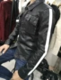 Áo khoác da nam mùa thu Slim phiên bản Hàn Quốc của áo khoác da cổ áo xu hướng trẻ trung đẹp trai - Quần áo lông thú cardigan nam