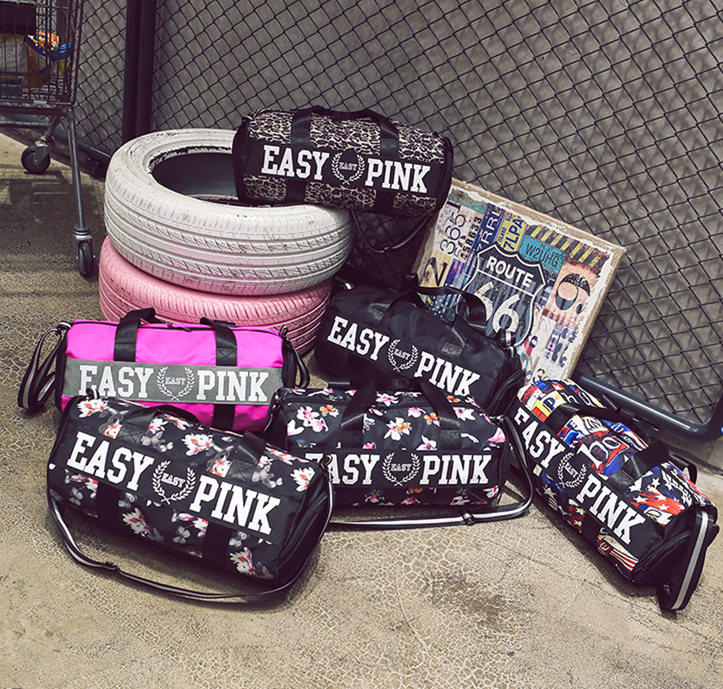 Sports bag fitness bag women's single shoulder handbag men's shoes yoga bag large capacity short-distance oblique cross cylinder travel bag