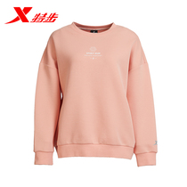 Special step Womens sweatshirt 2022 spring new casual sports top running round neck pullover 978128920005