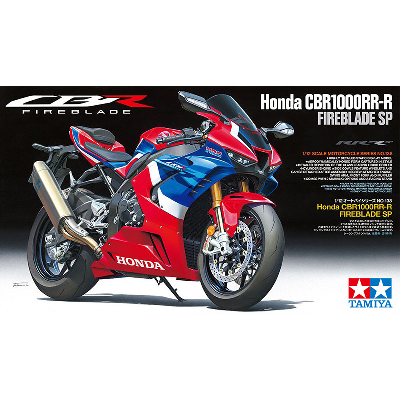 √ Yingli Tamiya Model 1 12 Honda CBR1000RR-R Fire Blade Locomotive SP Edition 14138