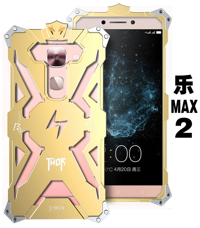 SIMON THOR Aviation Aluminum Alloy Shockproof Armor Metal Case Cover for LeTV Le Max 2 & Le 2 Pro & Le 2