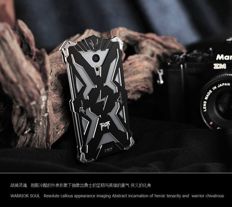 SIMON THOR Aviation Aluminum Alloy Shockproof Armor Metal Case Cover for MEIZU MX6 | MEIZU MX5 | MEIZU MX4 Pro