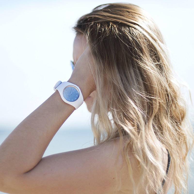 Ice Watch Aishi Lo Series Trendy and Fashionable Silicone Waterproof Jelly-Style Quartz Watch