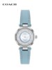 COACH Women's Watch Cary Series Mother-Of-Pearl Dial Quartz Leather Strap Women's Watch