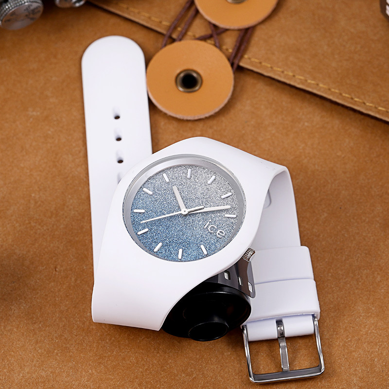 Ice Watch Aishi Lo Series Trendy and Fashionable Silicone Waterproof Jelly-Style Quartz Watch