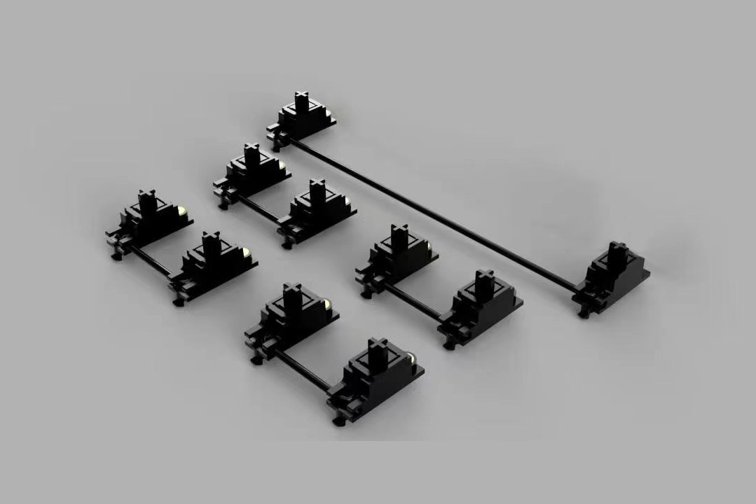 Вал owlab卫星轴ow v3 pcb螺丝卫星轴pom材质黑色客制化调教机械键盘 spring alice