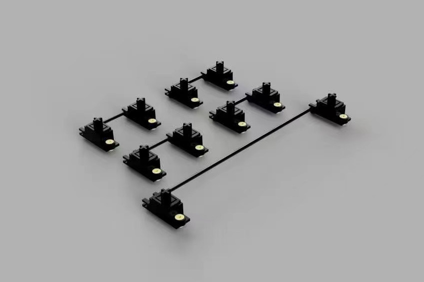 Вал owlab卫星轴ow v3 pcb螺丝卫星轴pom材质黑色客制化调教机械键盘 spring alice