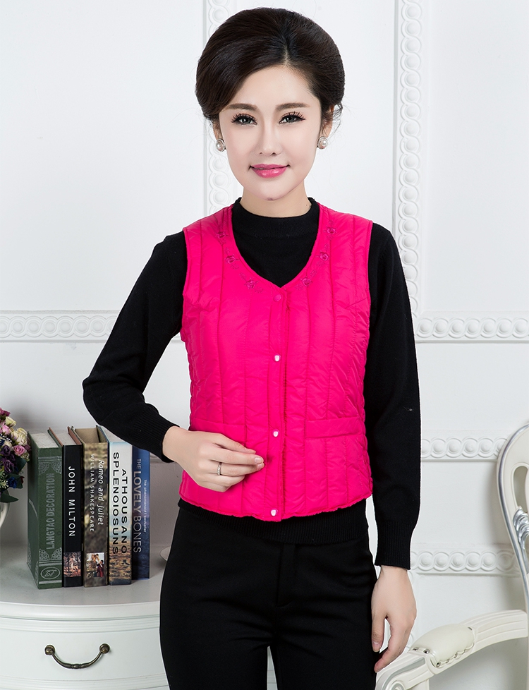 Áo vest nữ mùa đông trong mùa thu đông áo khoác vest nữ