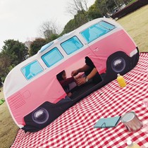 Childrens car tent Indoor and outdoor spring outing Toy game house Princess baby house girl Folding ball pool