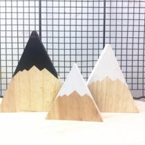 Custom INS Nordic childrens room wooden Hill ornaments kit decoration photo props
