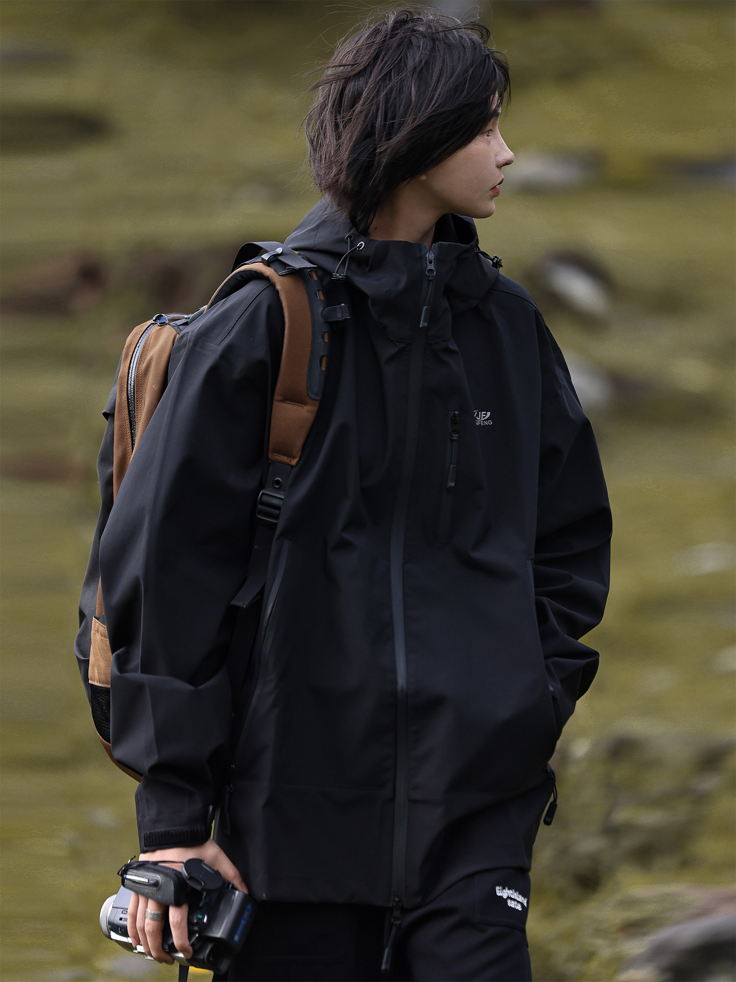 NobodyKnows Mountain Department Outdoor Sandefence functional Even cap Assault Jacket Hard Shell Camping Function Jacket Tide Jacket-Taobao