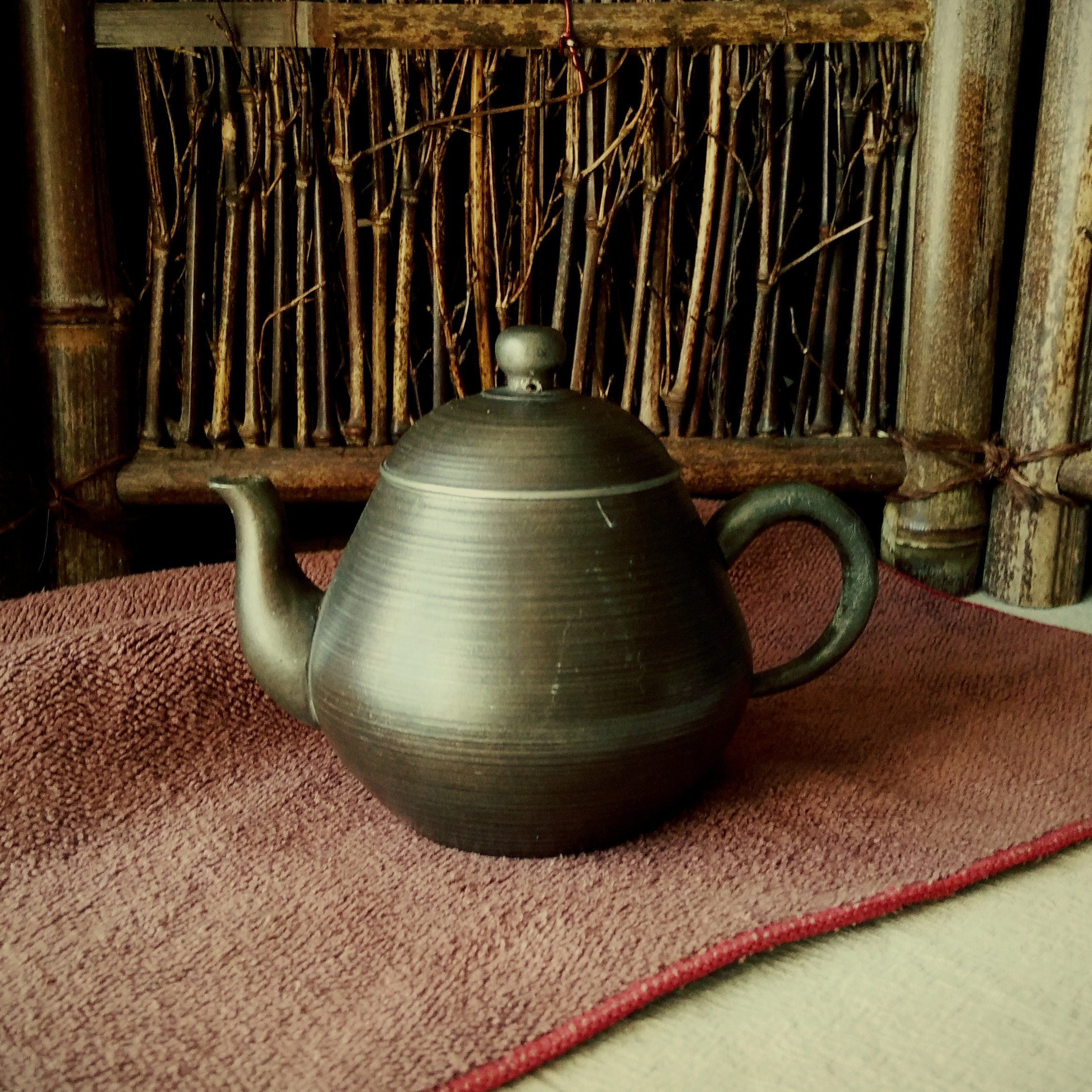 395古茶道具日本盛文堂纯锡老急须茶壶轮线纹纯锡急须壶-厚实精致-Taobao