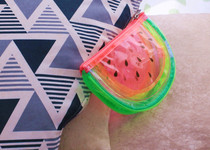 Transparency Makeup Bag 2021 New Super Fire Women Watermelon Portable Large Capacity Travel Cashier Bag Carry-on Bag