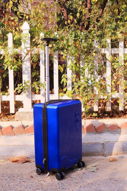 Treasure Blue Fashion Suitcase Men And Women Pull-Lever Box Universal Wheels 20 Inch Suitcase 20 Inch Case