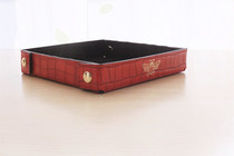 Jars Landei Makeup Tray Folding PU Flocking Containing Box Genguan Key Placement With Your Hands Luxurious