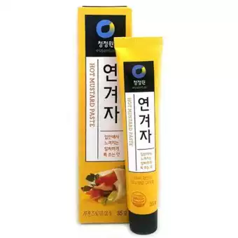 South Korea imported Qingjingyuan green mustard paste seasoning Tube green mustard sauce Sushi cooking mustard dipping sauce 35g