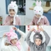 Trẻ em mẫu giáo phim hoạt hình sói thỏ động vật mũ thực hiện đạo cụ hiệu suất mũ đội đầu động vật sang trọng - Phụ kiện tóc dây cột tóc scrunchies Phụ kiện tóc