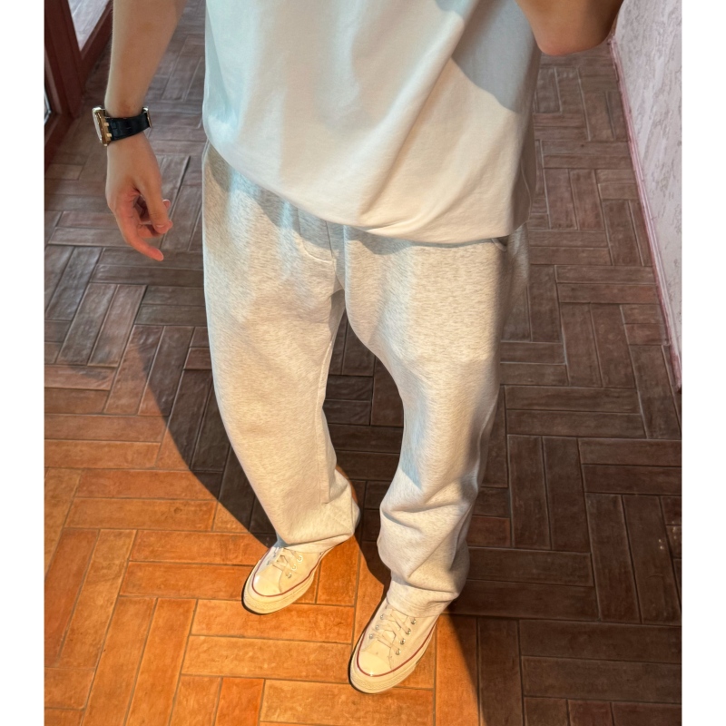 Sieber 25Aw420G Heavyweight Sweatpants Carbon Brushed Seamless Straight-Leg Sweatpants Casual Pants Men's Fleece-Lined Winter Sieber 25Aw420G Heavyweight Sweatpants Carbon Brushed Seamless Straight-Leg Sweatpants Casual Pants Men's Fleece-Lined Winter