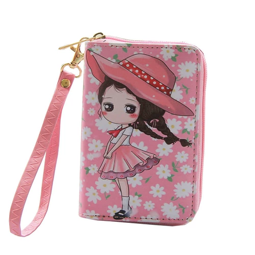 Вместительный и большой кошелек, портативная система хранения с молнией, небольшая сумка для принцессы, подарок на день рождения