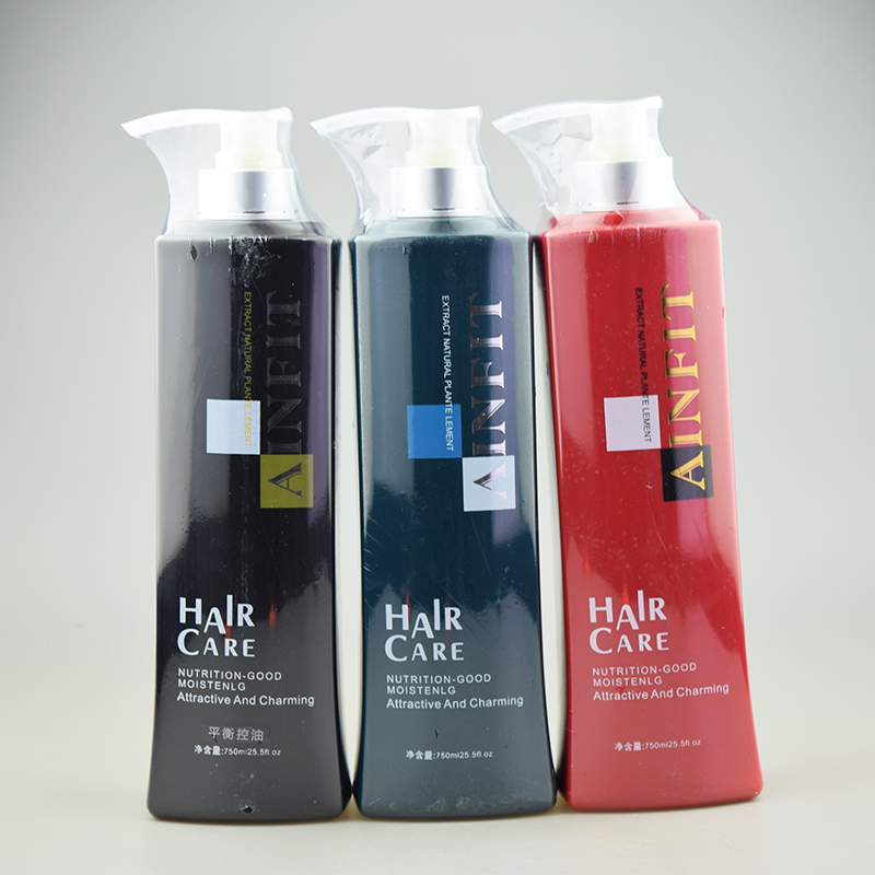 Aifei deschipping shampoo with water Remain water moisturizing and nourishing anti-itch control oil shampoo mile-times smooth hair conditioner 750ml