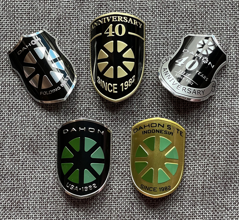 Bike Hill Land Car Mark Decorative Sticker Signage Head Tube Mark Car Frame Front Fork Accessories Dahonn Aluminum Alloy-Taobao