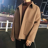 Áo ngắn nam 2018 mới ngắn của port bf winter boys áo khoác phiên bản Hàn Quốc của xu hướng áo len nam lửng gió nam hoang dã áo gió chạy bộ