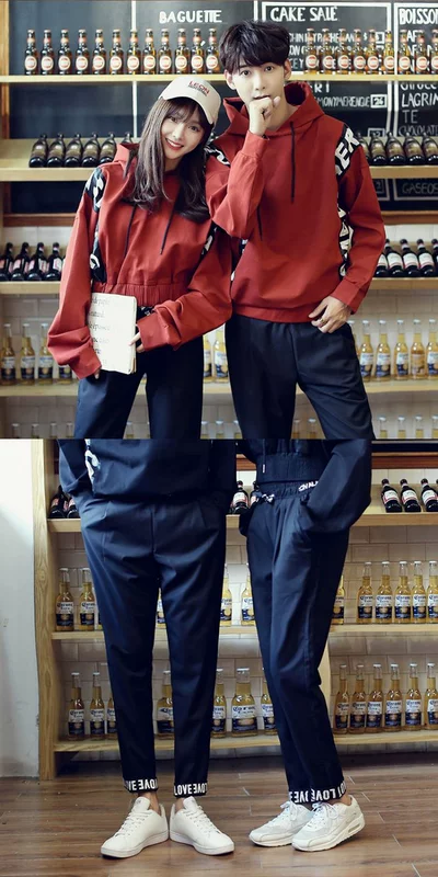 Các cặp đôi giản dị 2017 phiên bản mới của Hàn Quốc áo len dài tay cho nữ phù hợp với mùa xuân
