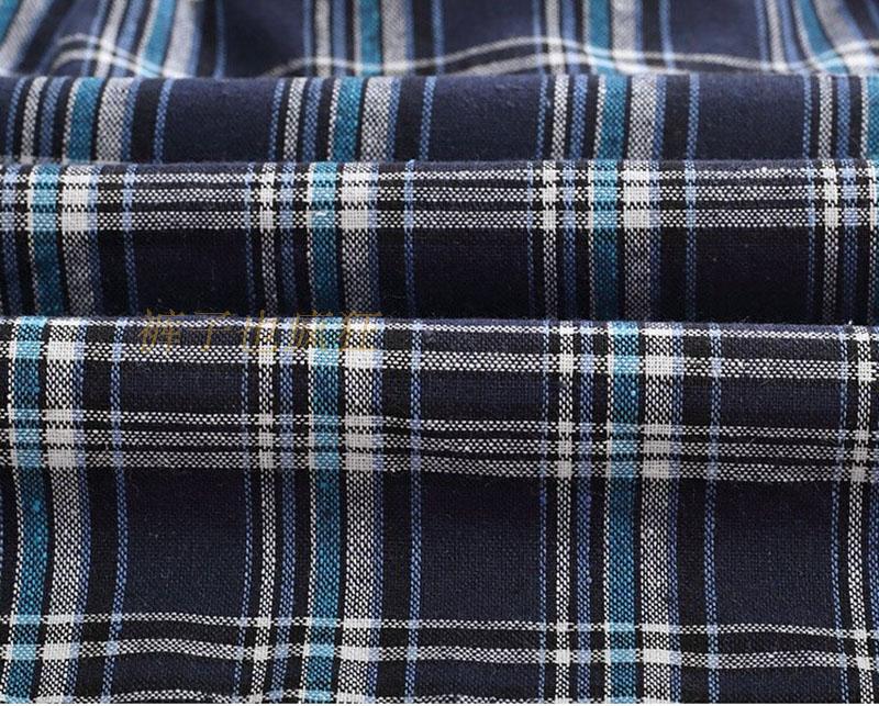 Quần short trung niên nam mùa hè trung niên nam cotton giản dị kẻ sọc năm quần tải quần rộng bãi biển mỏng quần jean đen nam