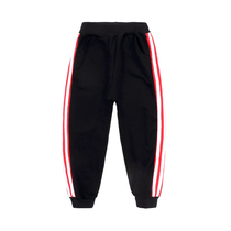 Primary and secondary school students kindergarten school uniform pants winter plus velvet cotton sports pants Pingjiang Experimental Primary School custom-made special shot