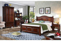 Classic American solid wood childrens bed