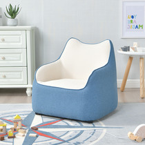 Matsuburg Kingdom Childrens small family Lovely sofa Baby solid wood Buyi Leather Male Girl Mini Sofa Chair