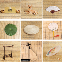 Meticulous painting material retro Hanfu ancient style photo props photo studio costume props photography Chinese style Photo Creativity