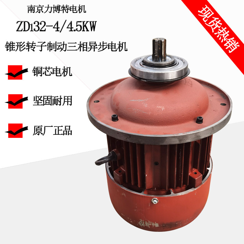 Nanjing Libot cone rotor brake motor ZD132-4-4 5KWZD141-4-7 5KW lift motor