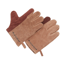 Black deer BLACKDEER cowhide insulation gloves outdoor camping picnic thickened flame retardant high temperature anti-scalding gloves
