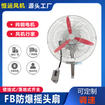 Explosion-proof fan FB-500 600mm BTS Explosion-proof wall fan Wall fan Shaking head fan Explosion-proof floor fan